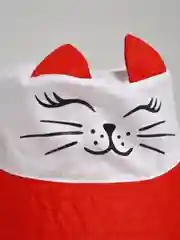 Красный панама детская "Котик", 1-2 года