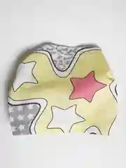 Желтый детская косынка-повязка на резинке, 1-2 года