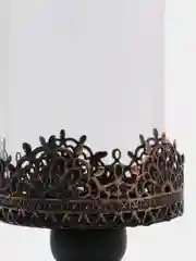 Белый подсвечник для двух свечей, 2 штуки
