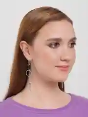 Золотой серьги "Fusion"