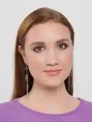 Золотой серьги "Fusion"