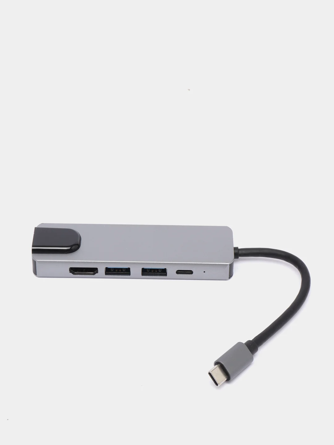 Стыковочная док-станция хаб USB Type-C / RJ45 Hub + HDMI + USB 3.0 + USB-C