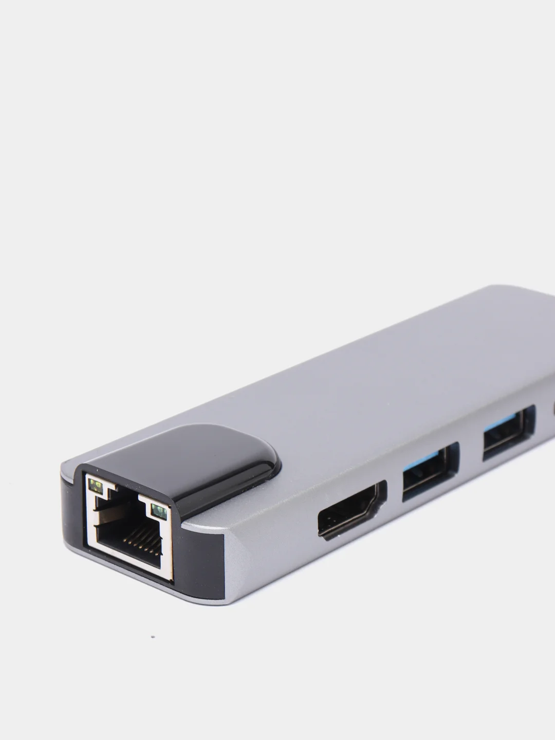 Стыковочная док-станция хаб USB Type-C / RJ45 Hub + HDMI + USB 3.0 + USB-C