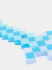 Голубой меч Minecraft, световой, алмазный, с подсветкой и звуковыми эффектами, 58 см