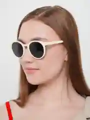 Бежевый солнцезащитные очки