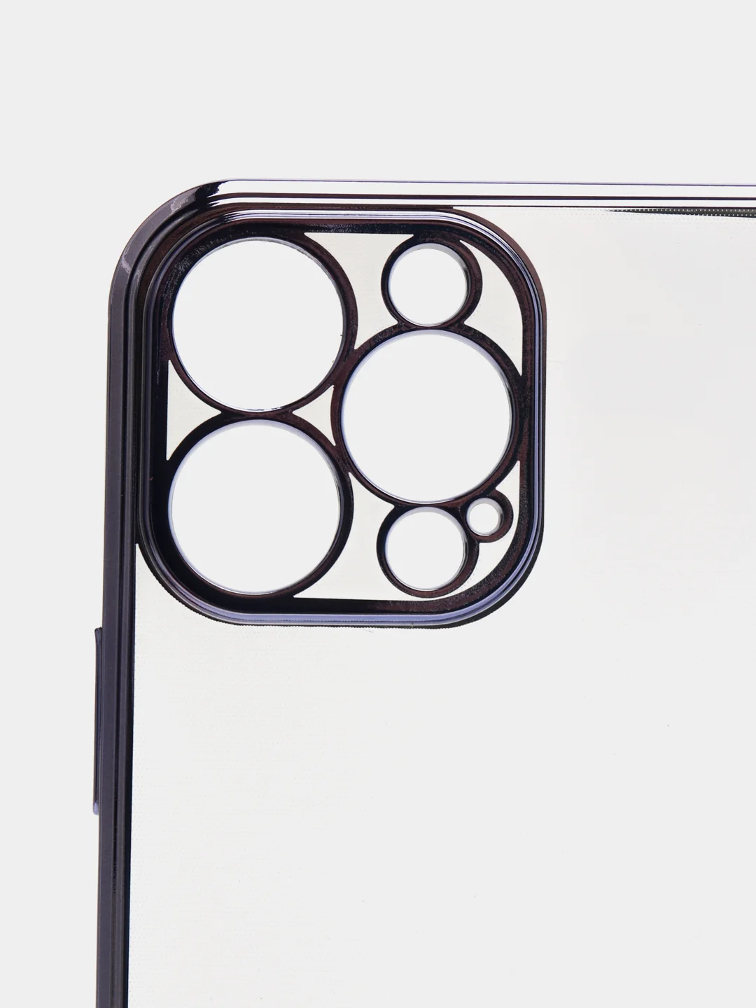 Фиолетовый чехол для iPhone 13 Pro Max mini силиконовый прозрачный айфон про макс мини