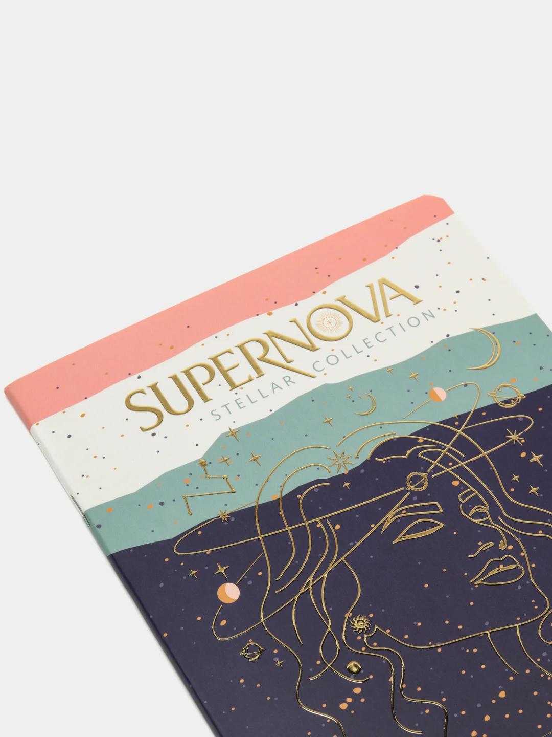 Золотой тетрадь "Supernova", матовая ламинация, 48 листов