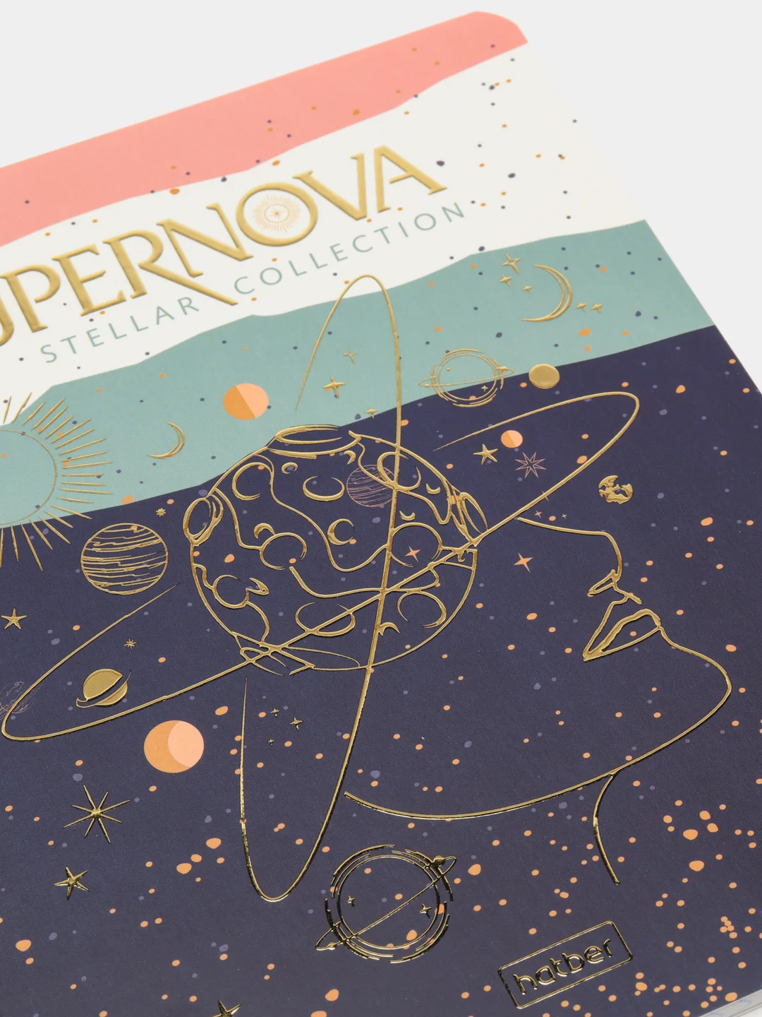 Индиго тетрадь "Supernova", матовая ламинация, 48 листов