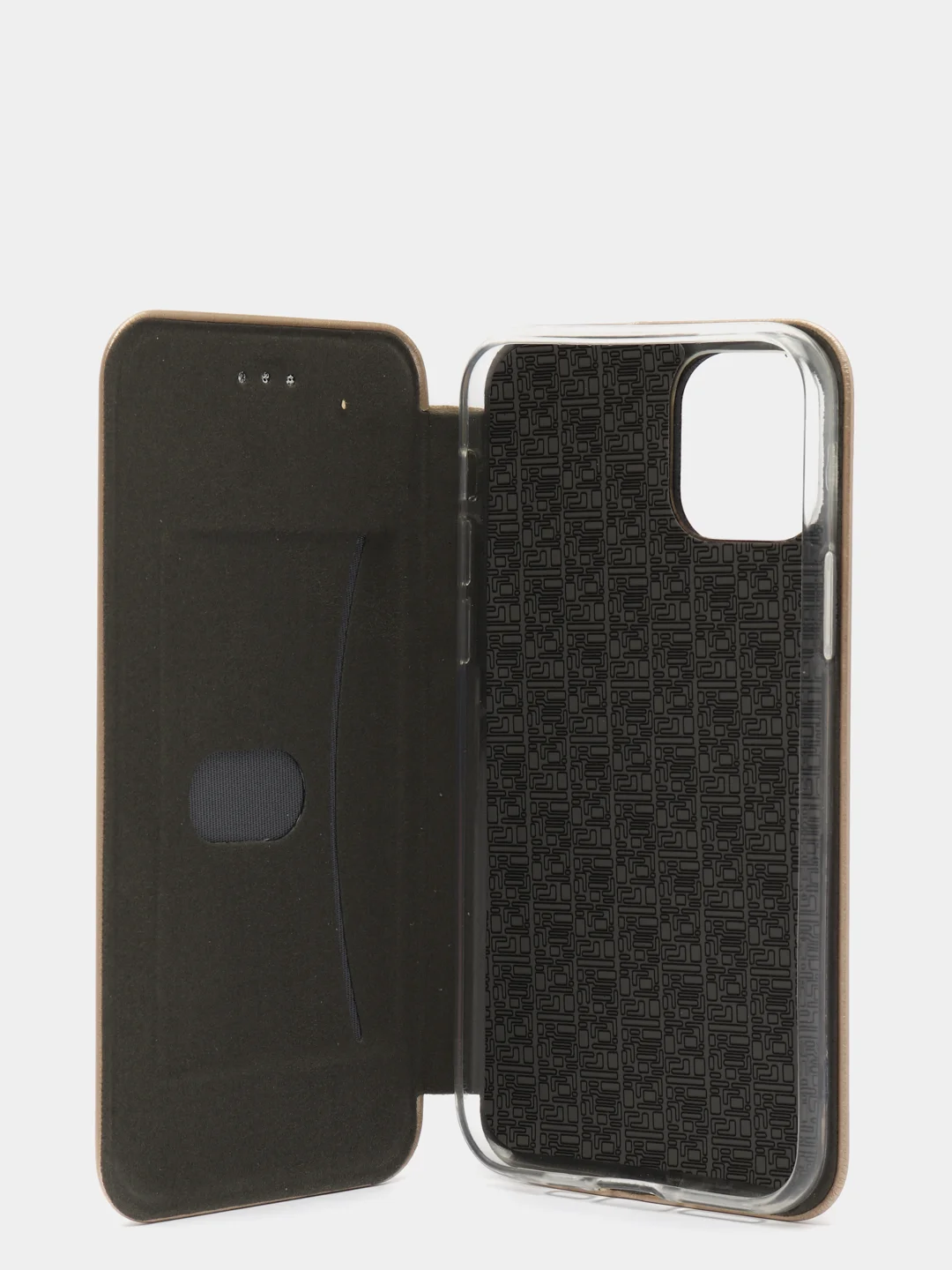 Золотой чехол - книжка для iPhone 11 / iPhone 11 Pro / iPhone 11 Pro Max, магнитный