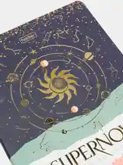 Бронзовый тетрадь "Supernova", матовая ламинация, 48 листов