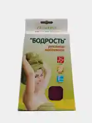 Фуксия рукавица для массажа и пилинга тела, массажная варежка, варежка антицеллюлитная Martika
