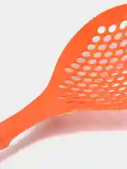 Белый кухонная ложка-дуршлаг