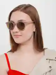 Бежевый солнцезащитные очки