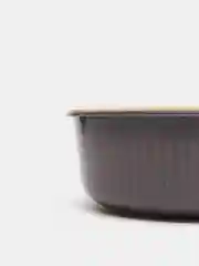Серый дуршлаг с миской
