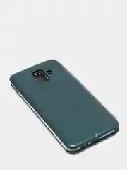 Зеленый чехол книжка Samsung Galaxy A6 2018
