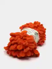 Рыжий пряжа Alize Puffy, петельки большие, микрополиэстер, 100 г, 9 м