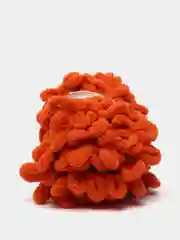 Рыжий пряжа Alize Puffy, петельки большие, микрополиэстер, 100 г, 9 м
