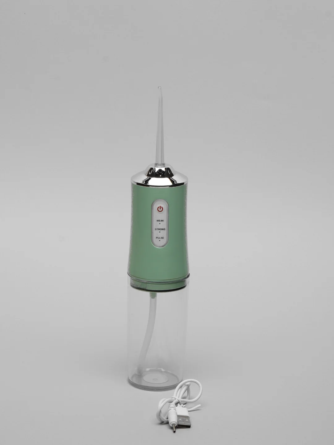 Зеленый ирригатор для полости рта, портативный, беспроводной, с USB зарядкой