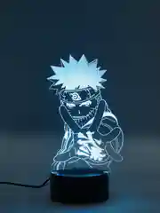 Синий ночник 3D светодиодный "Наруто", USB