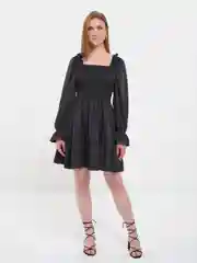 Черный платье женское на резинке
