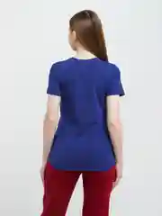Синий футболка женская ALGA