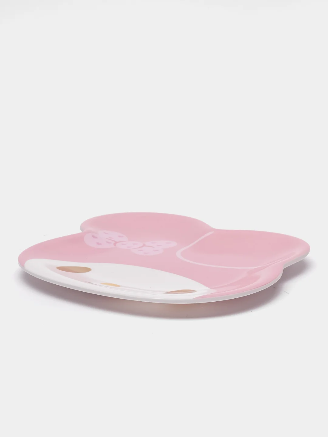 Коралловый тарелки Hello Kitty, тарелка меламиновая с рисунком, тарелка для фруктов и сладостей