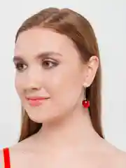 Серьги вишни женские