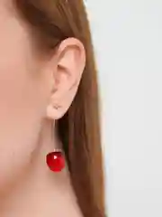 Серьги вишни женские