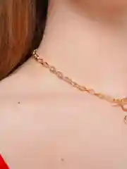 Золотой цепочка  на Новый год