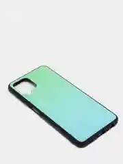 Бирюзовый чехол Samsung A22 градиент