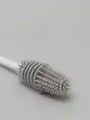 Белый ёршик силиконовый для мытья посуды