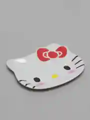 Белый тарелки Hello Kitty, тарелка меламиновая с рисунком, тарелка для фруктов и сладостей
