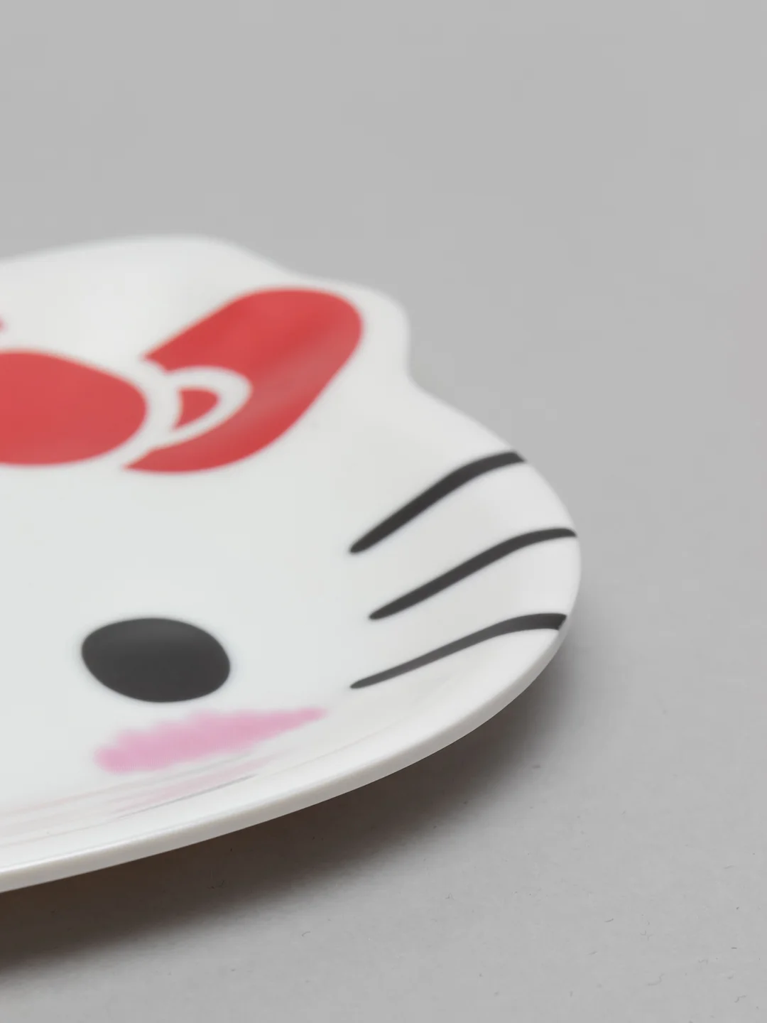 Белый тарелки Hello Kitty, тарелка меламиновая с рисунком, тарелка для фруктов и сладостей