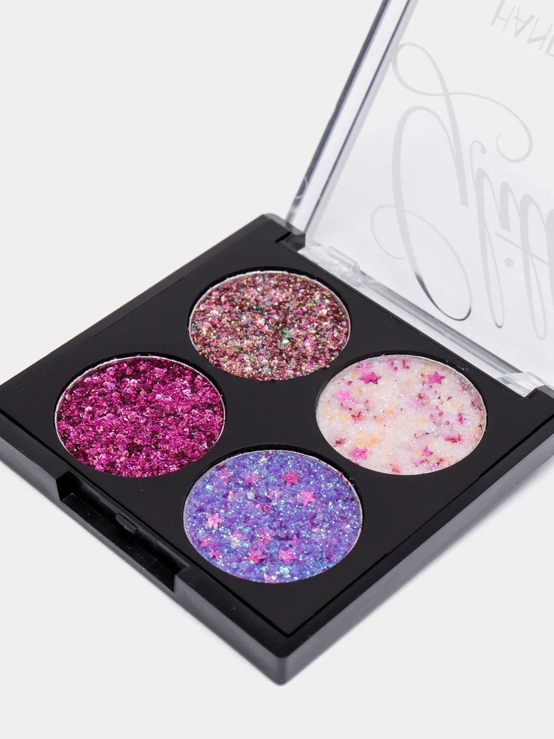 Красный тени - глиттер для макияжа Handaiyan Glitter Eye Shadow