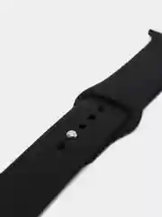 Черный силиконовый ремешок для Apple Watch 3, 4, 5, 6, SE , 7 на 38/42/40/44 (эпл вотч)