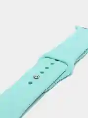 Бирюзовый силиконовый ремешок для Apple Watch 3, 4, 5, 6, SE , 7 на 38/42/40/44 (эпл вотч)