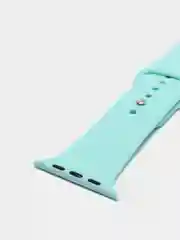 Бирюзовый силиконовый ремешок для Apple Watch 3, 4, 5, 6, SE , 7 на 38/42/40/44 (эпл вотч)
