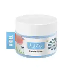 Голубой кремовый ремувер для снятия наращенных ресниц Lash&Go Ariel, 15 г