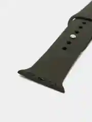 Зелёный хаки силиконовый ремешок для Apple Watch 3, 4, 5, 6, SE , 7 на 38/42/40/44 (эпл вотч)