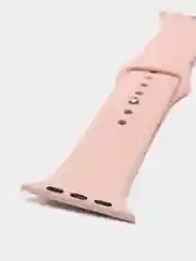 Пудровый силиконовый ремешок для Apple Watch 3, 4, 5, 6, SE , 7 на 38/42/40/44 (эпл вотч)