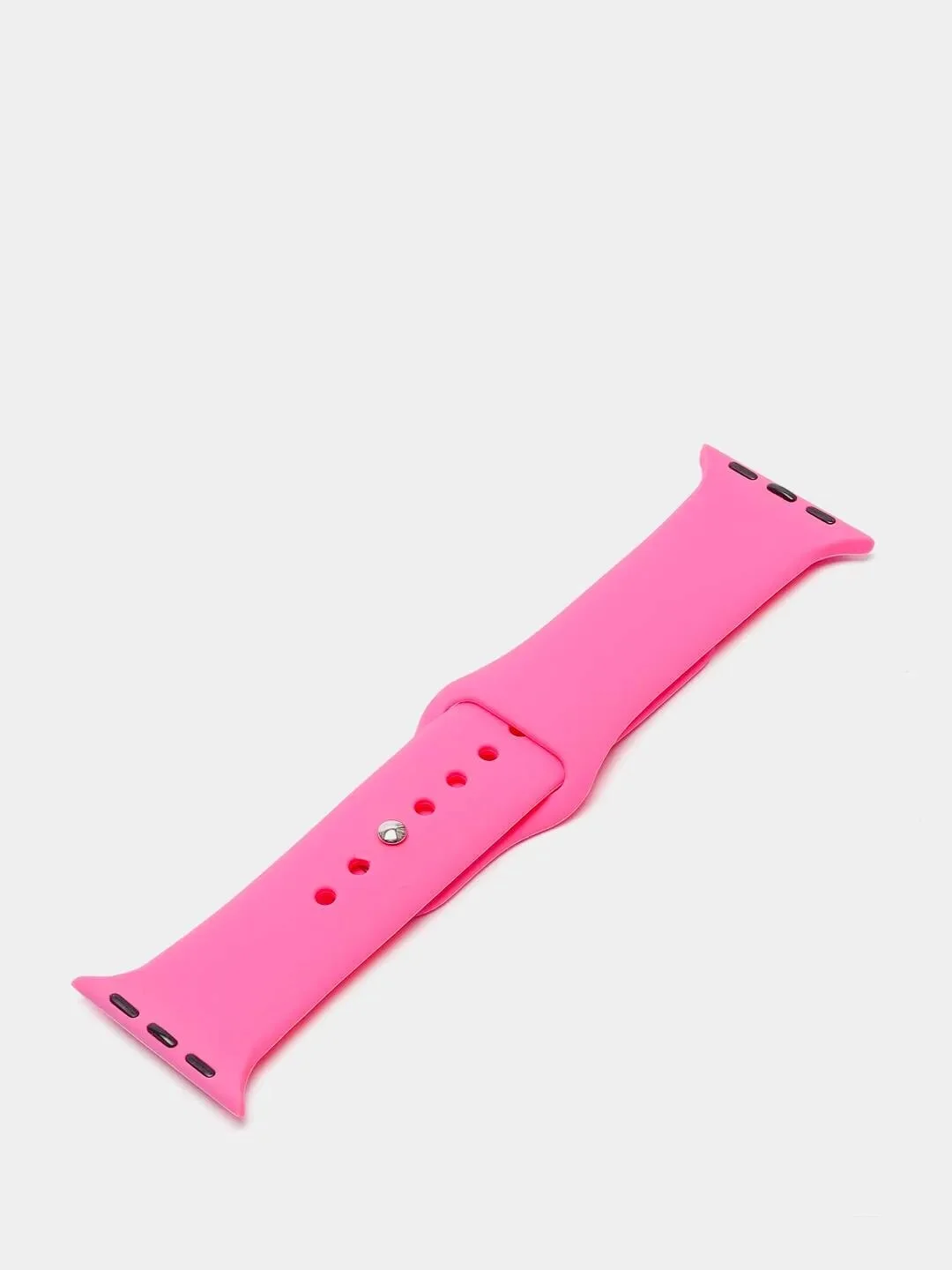 Розовый силиконовый ремешок для Apple Watch 3, 4, 5, 6, SE , 7 на 38/42/40/44 (эпл вотч)