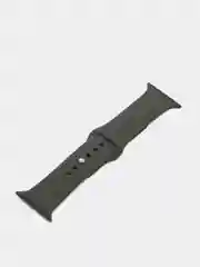 Угольный силиконовый ремешок для Apple Watch 3, 4, 5, 6, SE , 7 на 38/42/40/44 (эпл вотч)