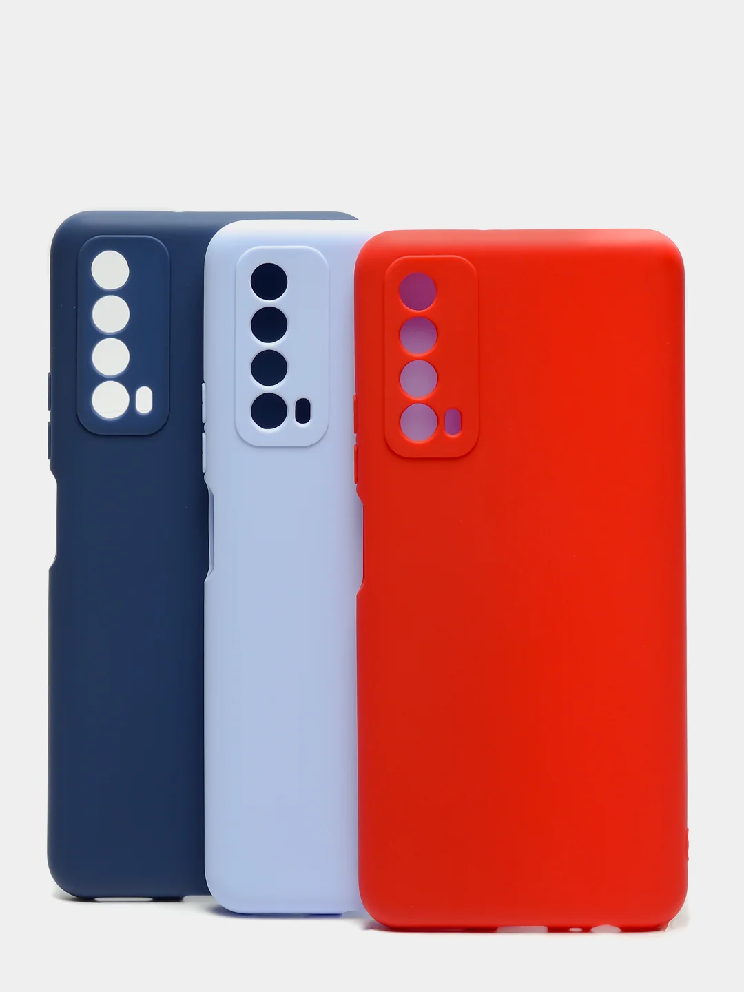 Чехол силиконовый Huawei P Smart 2021 (Хуавей П Смарт 2021) с защитой камеры