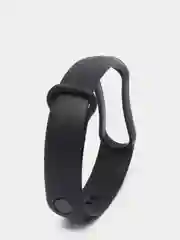 Черный силиконовый ремешок для Xiaomi Mi Band 5, Mi Band 6, ми банд 5/6