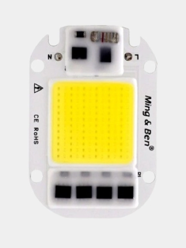 Светодиод мощный 30W 220V 2700LM 6500K 60*40*2мм для прожектора