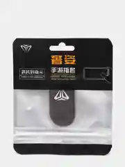 Багровый сенсорные напальчники для игры на смартфоне