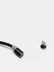 Черный кабель для зарядки X-cable, магнитный, 2.1 А, 360 + магнитный коннектор-разъем
