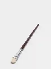 Кисть художественная профессиональная BRAUBERG ART "CLASSIC", щетина, плоская, № 20, длинная ручка, 200722