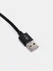 Угольный кабель Type-C в нейлоновой оплетке 2А, быстрая зарядка, 4 размера