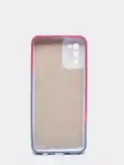 Пурпурный чехол силиконовый Samsung Galaxy A02s, Самсунг Галакси А02с с мягким подкладом